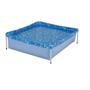 Imagem de Piscina Infantil 400 Litros 1,15Mx1,06mx33cm Resistente Bebê Lona PVC Estruturta Metálica