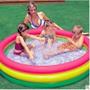 Imagem de Piscina Infantil Inflavel Colorida Aprox. 86cm 168 Litros RJB4007