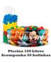 Imagem de Piscina Infantil Inflável Mickey 100 litros + 50 Bolinhas