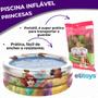 Imagem de Piscina Infantil Inflável Princesas 100l 86cm X 20cm SEM Caixa Crianças Presente Filhos