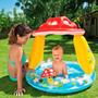 Imagem de Piscina infantil intex cogumelo 45l c/ cobertura proteção uv