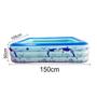 Imagem de Piscina Infantil Retangular 300 Litros P/ Crianças e Pets Em PVC Resistente