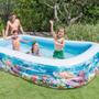 Imagem de Piscina inflável familiar intex 1.050l recife + bomba manual