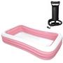Imagem de Piscina inflável familiar intex 1050 retangular bomba manual