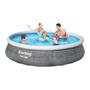 Imagem de Piscina Inflável Fast Set 7.340 Litros Rattan Com Filtro e Capa Bestway