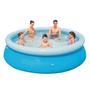 Piscina Inflável Gigante Redonda 3700L Reforçada C/ Bomba Ar - Bel Imagem de Piscina Inflável Gigante Redonda 3700L Reforçada C/ Bomba Ar