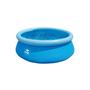 Imagem de Piscina Inflável Infantil 500 Litros PVC 1,50 m x 38 cm Cor Azul Com Kit Reparo BEL - 50000