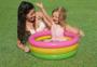 Imagem de Piscina Inflável Infantil Colorida 28 Litros - Intex