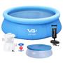 Imagem de Piscina Inflável Joy Set 2490l Circular 240cm com Filtro Capa Bomba Vg Plus