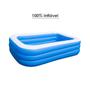 Imagem de PISCINA INFLAVEL RETANGULAR 2,60x1,56x0,56m PVC NA COR AZUL E BRANCO Jardim