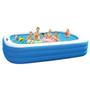 Imagem de Piscina Inflável Retangular Azul 1.260 Litros 262 Cm Pvc com Bomba Vg+