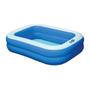 Imagem de Piscina Inflável Retangular Azul 302 Litros 150 cm Com Bomba PVC VG+