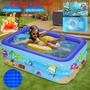 Imagem de Piscina Inflável Retangular Grande Para Família, Crianças, Verão, Brinquedos De Banheira Para Bebês