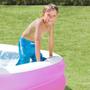 Imagem de Piscina Inflável Retangular Rosa 100 Litros com Bomba VG+