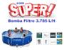 Imagem de Piscina Intex 4485 Litros Standard com Bomba Filtro 3785 LH 220v Capa Forro e Kit de Limpeza