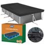 Imagem de Piscina Mor Retangular Ferro 3000 Litros com Capa e Forro Kit