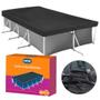 Imagem de Piscina Mor Retangular Ferro 7600 Litros com Capa e Forro Kit