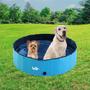 Imagem de Piscina Para Cachorro Pets Dobrável Lisa Azul VG+