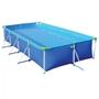Imagem de Piscina Retangular 6200l + Capa + Flutuador + Cloro + Peneira Kit