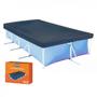 Imagem de Piscina Retangular 6200l + Capa + Flutuador + Cloro + Peneira Kit