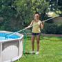 Imagem de Piscina Retangular 7.127L Intex C/ Bomba Filtrante e Kit Limpeza Peneira Aspirador