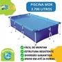 Imagem de Piscina Retangular Estrutural Premium PVC 3700 Litros - Mor