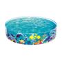 Imagem de Piscina semi-rígida circular Bestway com capacidade para 946 litros e material de alta resistência Peixes