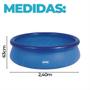 Imagem de Piscina Splash Fun Redonda Inflável 2400 / 1900 / 3400  Litros  Mor