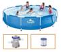 Imagem de Piscina SUNFIT 5100 Litros Estrutural com Bomba Filtrante 110v - Bestway 4678 Litros