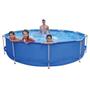 Imagem de Piscina Sunfit 7000 Litros com Bomba Filtro 220v Capa Forro e KIT DE LIMPEZA