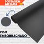 Imagem de Piso Laminado Liso Antiderrapante Preto 1,00 X 1,00 Mts Tapete Rampa Indústria Deck