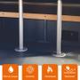 Piso Relevo Moeda 1mm PVC Emborrachado Antiderrapante 1x7 - Mob Cores Imagem de Piso Relevo Moeda 1mm PVC Emborrachado Antiderrapante 1x7