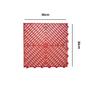 Imagem de Piso Tapete Modular Vermelho Áreas Úmidas - Kit Com 6 Peças 30cmx30cm