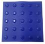 Imagem de Piso Tátil Alerta PVC Azul 16peças 25x25cm 1m² Nbr9050