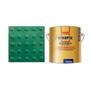 Imagem de Piso tátil alerta pvc kit 20pçs + 2 cola 750g