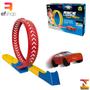 Imagem de Pista Carrinho Gira 360 Com Lançador Looping Tipo Hotwheels