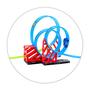 Imagem de Pista Com Carrinho Infantil Corrida Multi Looping - Art Brink