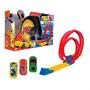 Imagem de Pista de brinquedo race looping double com carrinho pistinha samba toys menino menina