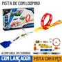 Imagem de Pista De Carrinho com Veículo Desmontável Colorida Com Salto e Looping Radical