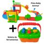 Imagem de Pista de carrinho de corrida e Maleta de ferramentas Brinquedo Infantil