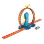Imagem de Pista de Percurso e Veículo - Hot Wheels - Track Builder - Looping - Mattel