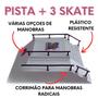 Imagem de Pista De Skate + 3 Skate De Dedo