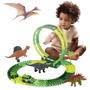 Imagem de Pista Dinossauro Looping Carrinhos Circuito com Looping  92 Peças 