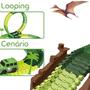 Imagem de Pista Dinossauro Looping Carrinhos Circuito com Looping  92 Peças 