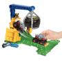 Imagem de Pista Hot Wheels com Carrinho - Arena de Demolição Reta na Selva - Monster Trucks - Mattel