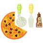Imagem de Pizza de Brinquedo Cozinha para Criança Comida Pizzaria Pizzaiolo brincadeira