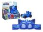 Imagem de Pj Masks Conjunto Veiculo Felinomóvel Menino Gato e Máscara - hasbro