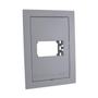 Imagem de Placa 1 Módulo Horizontal c/ Suporte Cinza