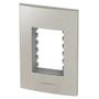 Imagem de Placa 3 Módulos + Suporte 4X2 - Inova Titanium - 85578