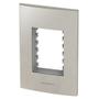 Imagem de Placa 3 Módulos + Suporte 4X2 - Inova Titanium - 85578